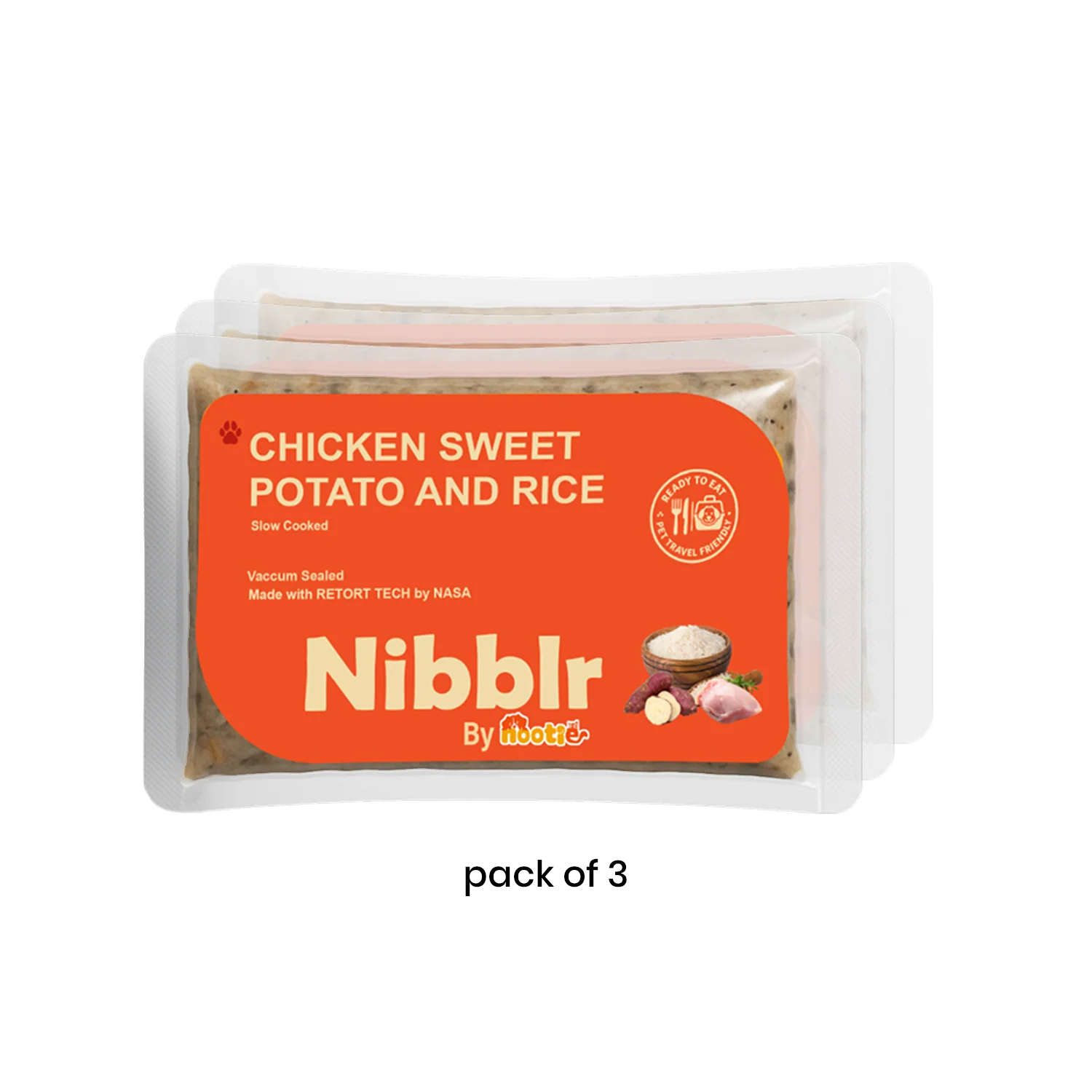 Nibblr Chicken Sweet Potato & Rice Dog Food – 300g - Image 13