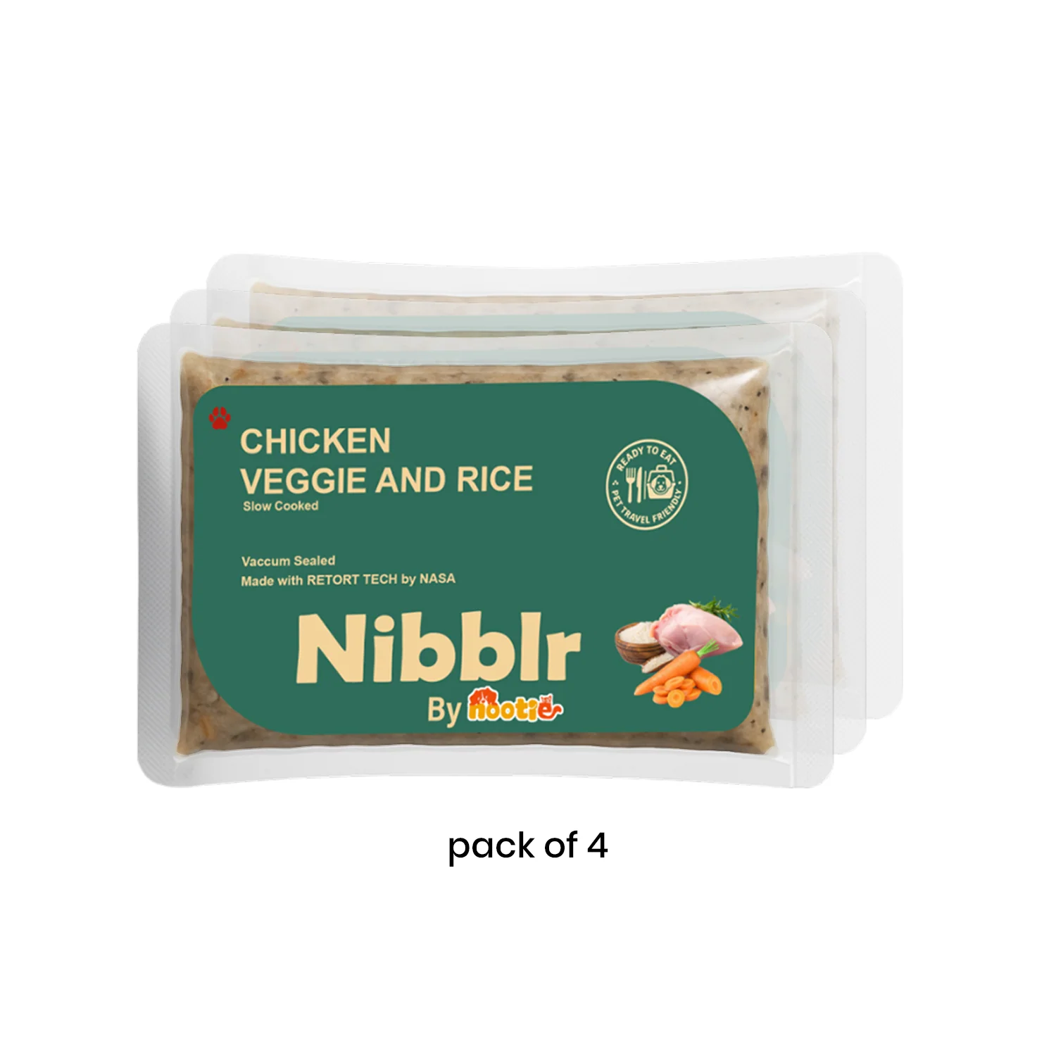 Nibblr Chicken Veggie & Rice Dog Food – 300g - Image 13