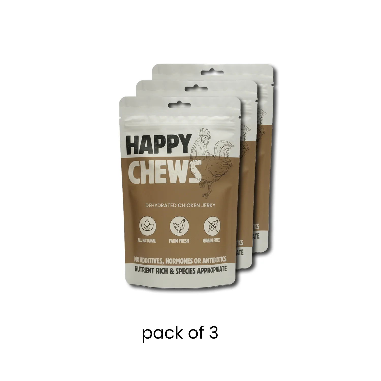 Nootie Happy Chews – Dehydrated Chicken Jerky Dog Treats – 80g - Image 14