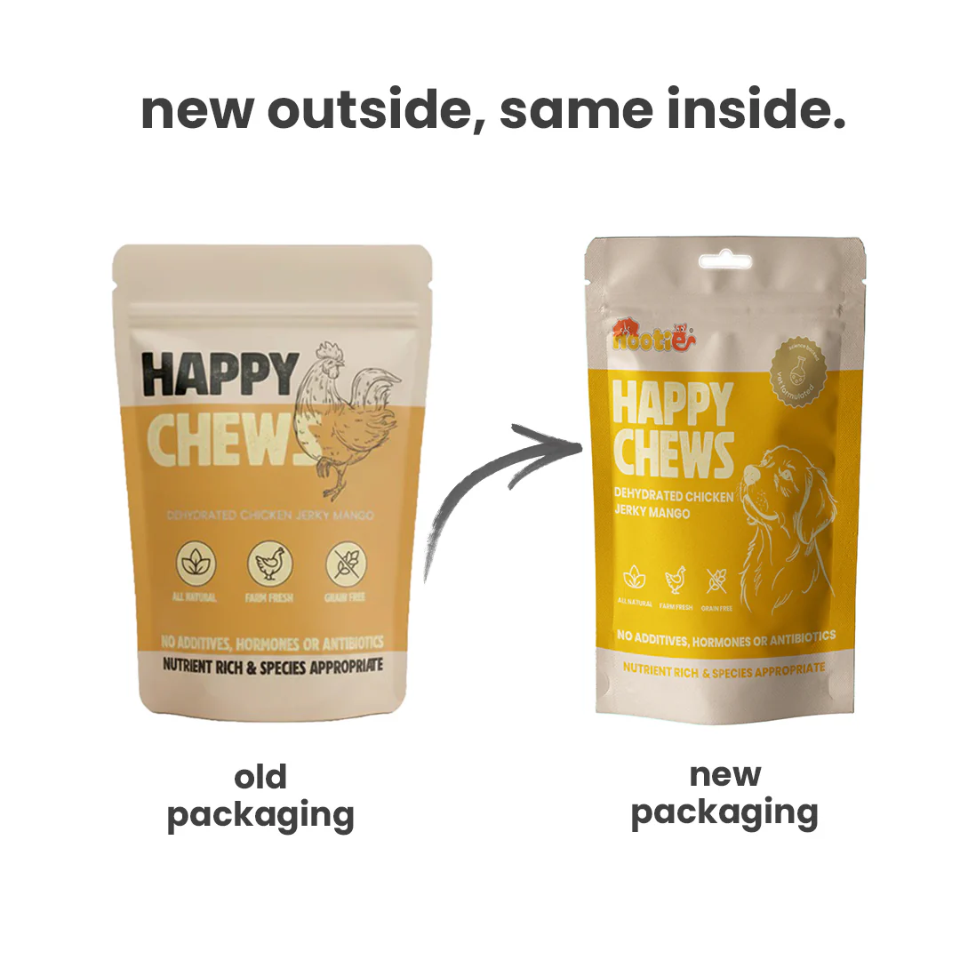 Nootie Happy Chews – Dehydrated Chicken Jerky Mango Dog Treats – 80g – All-Natural, Farm Fresh and Grain Free, Protein-Rich Snack for Dogs - Image 12