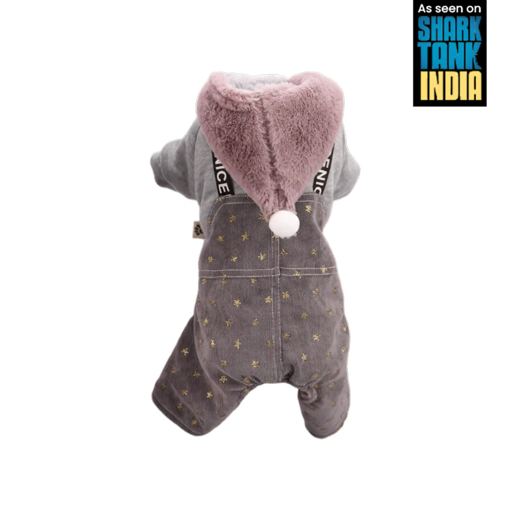 Nootie Winter Double Layer Jumpsuit with Hoodie for Dogs | Warm, Soft & Lightweight - Image 9